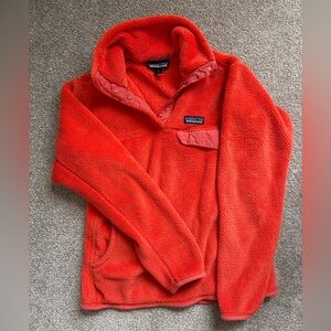 Patagonia Vibrant Red/ Salmon Fleece pullover
